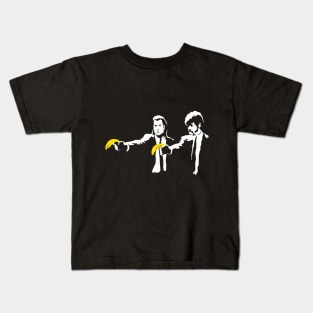 Banksy style stencil art Kids T-Shirt